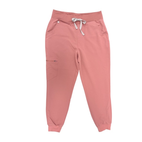 FIGS Zamora 2.0 Jogger Scrub Pants 🌸 Mauve | Medium Petite - Picture 2 of 4